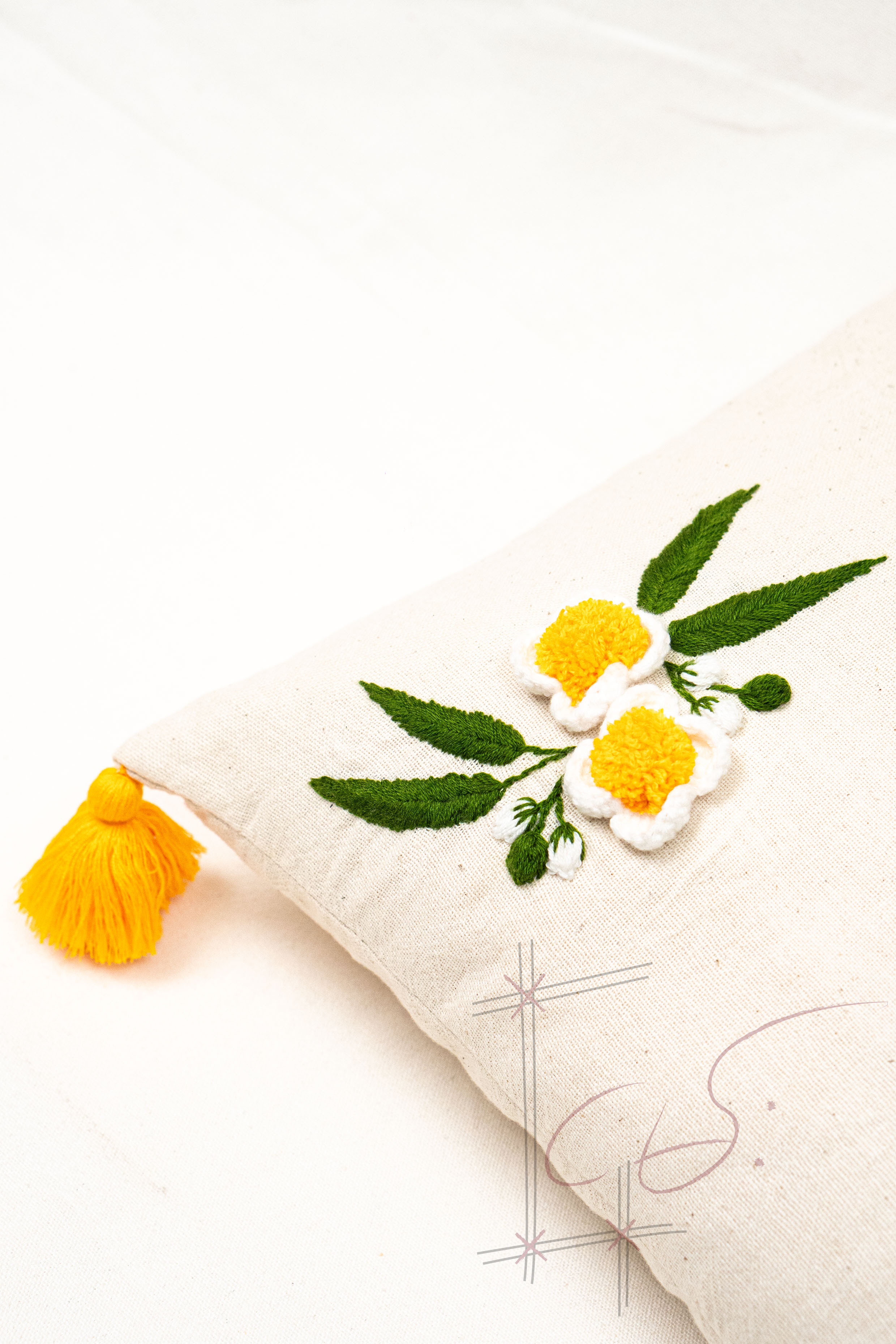 Saffron Spring Cushion Cover